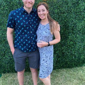 👗 Athleta Santorini High Neck Printed Dress